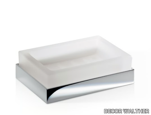 CUBE CO STS - Countertop brass soap dish _ DECOR WALTHER