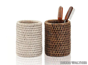 BASKET BER - Countertop rattan toothbrush holder _ DECOR WALTHER