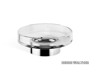 ROUND CENTURY STS - Countertop glass soap dish _ DECOR WALTHER