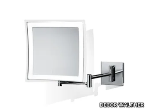 BS 84 TOUCH - Wall-mounted square mirror with integrated lighting _ DECOR WALTHER