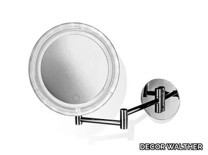 BS 17 TOUCH - Round wall-mounted mirror with integrated lighting _ DECOR WALTHER