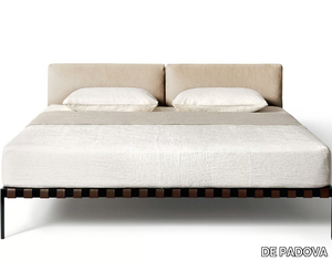 ÉTIQUETTE - Double bed with upholstered headboard _ DE PADOVA