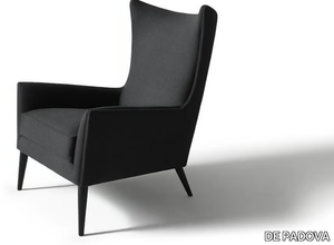 WINGBACK - Upholstered armchair with armrests _ DE PADOVA