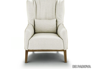 BERGÈRE 19 - Upholstered bergere armchair with armrests _ DE PADOVA