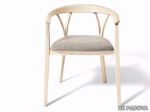 DONZELLETTA - Ash chair with armrests _ DE PADOVA