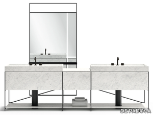 R.I.G. MODULES - BATHROOM 01 - Sectional vanity unit _ DE PADOVA