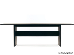 SEA OF TRANQUILLITY - Rectangular oak dining table _ DE PADOVA