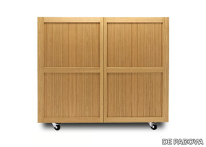 SHIGETO - Oak highboard with doors _ DE PADOVA