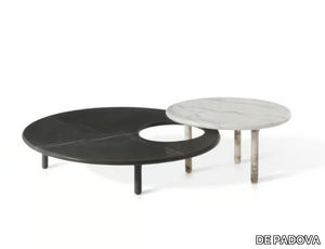 HONORÉ - Round marble coffee table _ DE PADOVA