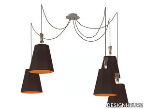 LUXIOLE 5 GRAND - Fabric pendant lamp _ DESIGNHEURE