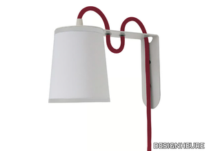 LIGHTBOOK - LED metal wall lamp with fixed arm _ DESIGNHEURE