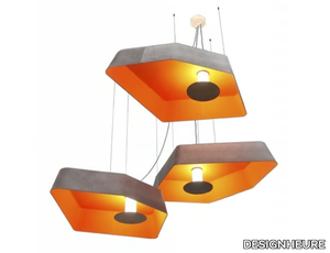 NÉNUPHAR TRIO GRAND - LED fabric pendant lamp _ DESIGNHEURE