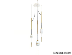 FLEUR DE KAOLIN 120 - LED porcelain pendant lamp _ DESIGNHEURE