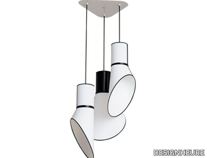 CARGO 3 GRAND - LED steel and PVC pendant lamp _ DESIGNHEURE