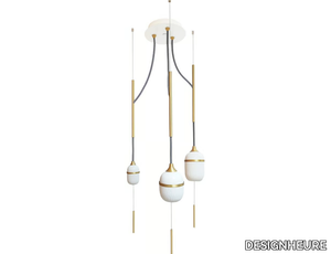 FLEUR DE KAOLIN 80 - LED porcelain pendant lamp _ DESIGNHEURE