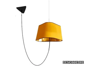 NUAGE DÉPORTÉE GRAND - LED fabric pendant lamp _ DESIGNHEURE