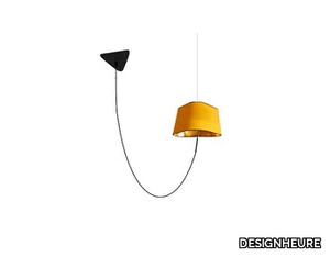 NUAGE DÉPORTÉE PETIT - LED fabric pendant lamp _ DESIGNHEURE