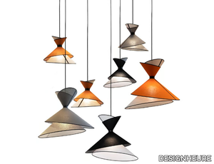 KIMONO 7 - LED fabric pendant lamp _ DESIGNHEURE