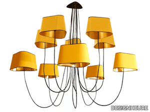 NUAGE 10 GRAND - LED fabric chandelier _ DESIGNHEURE