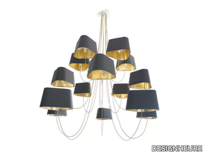 NUAGE 15 MOYEN - LED fabric chandelier _ DESIGNHEURE