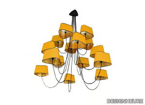 NUAGE 15 PETIT - LED fabric chandelier _ DESIGNHEURE