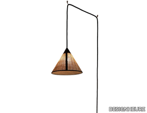 PARIS-HANOÏ PETIT - LED raffia pendant lamp _ DESIGNHEURE