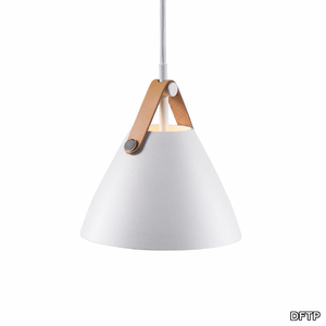 STRAP - Dimmable metal and leather pendant lamp _ DFTP