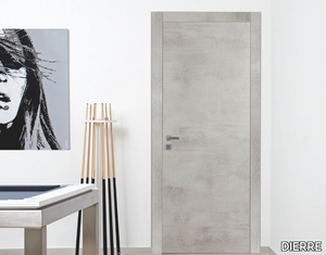 FILUM & MATERICHE - Flush-fitting door with concealed hinges _ DIERRE