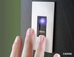 Door lock with fingerprint reader - Security door lock _ DIERRE