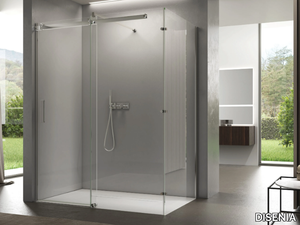 OOPS PSPO+PSFI - Rectangular crystal shower cabin _ DISENIA