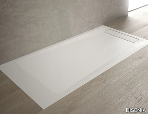 LINEA - Built-in rectangular custom Technogel® shower tray _ DISENIA