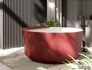 SOUL - Freestanding round bathtub _ DISENIA