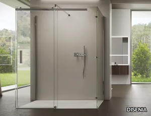 OOPS PS3L - Rectangular tempered glass shower cabin _ DISENIA