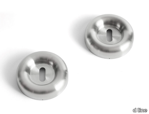 FAT - Round stainless steel keyhole escutcheon _ d line