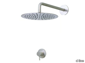 QTOO - Stainless steel shower mixer with overhead shower _ d line