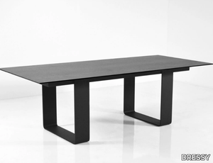 DOO - Rectangular ceramic dining table _ DRESSY