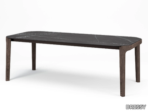 BERTIZ - Rectangular solid wood table _ DRESSY
