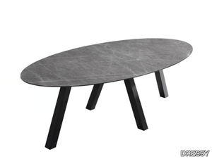 DUERO 539 - Oval ceramic dining table _ DRESSY