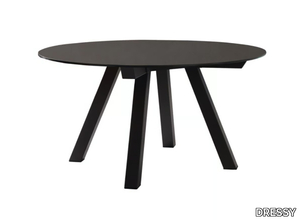 DUERO 529 - Round ceramic dining table _ DRESSY