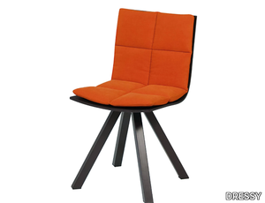 MARAIS B1 - Trestle-based chair with integrated cushion _ DRESSY