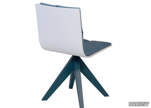 TAIGA B1 - Trestle-based chair with integrated cushion _ DRESSY