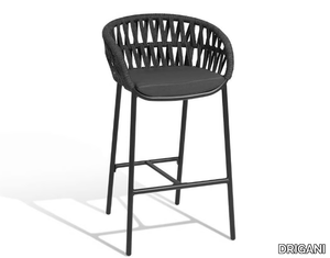 DROP - High garden stool with armrests _ DRIGANI