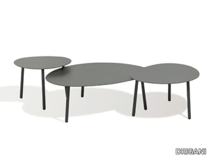 DROP MARS - Low aluminium garden side table _ DRIGANI