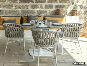 METROPOLITAN - Round HPL garden table _ DRIGANI