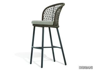 SHANGRI LA - High garden stool with back _ DRIGANI