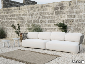 SOFT - Sectional fabric garden sofa _ DRIGANI