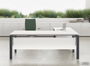 ENTITY - Sectional melamine and metal office desk _ DVO