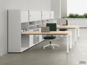 ENTITY - Sectional melamine and metal office workstation _ DVO