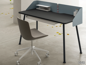 NIDA - Sectional melamine and metal writing desk _ DVO