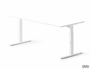 NOBU - Sectional melamine and metal office desk _ DVO